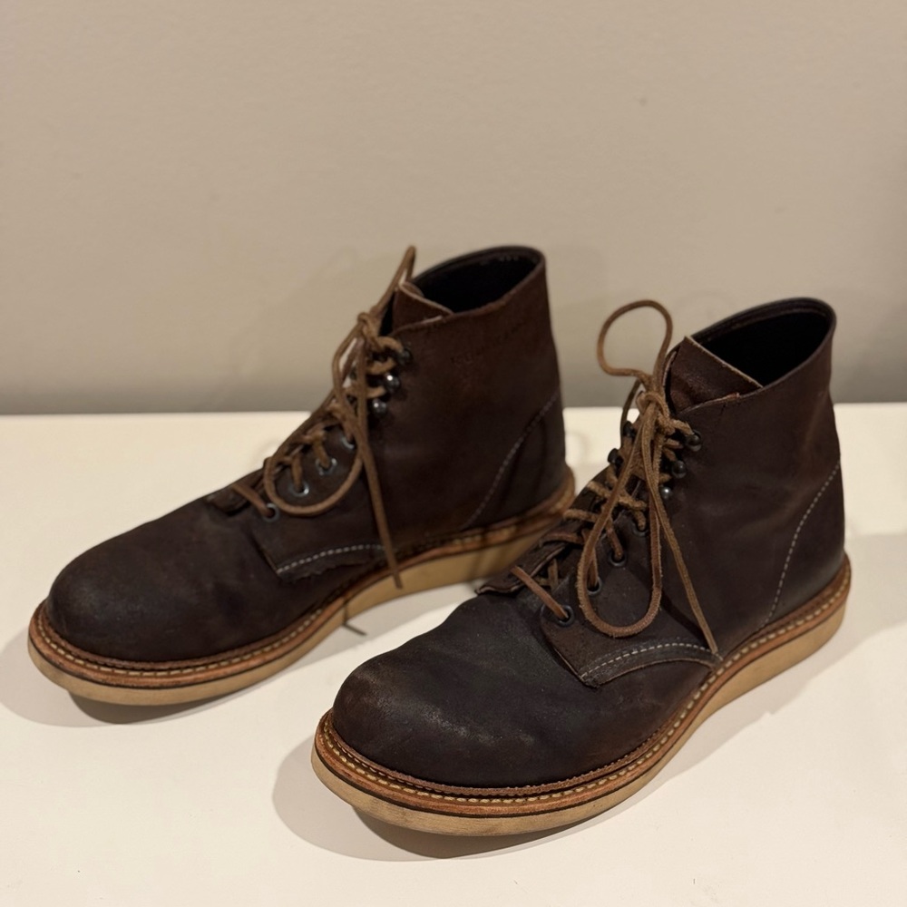 Red Wing J Crew 4573 Dark Chocolate Muleskinner Rover, size 9.5D